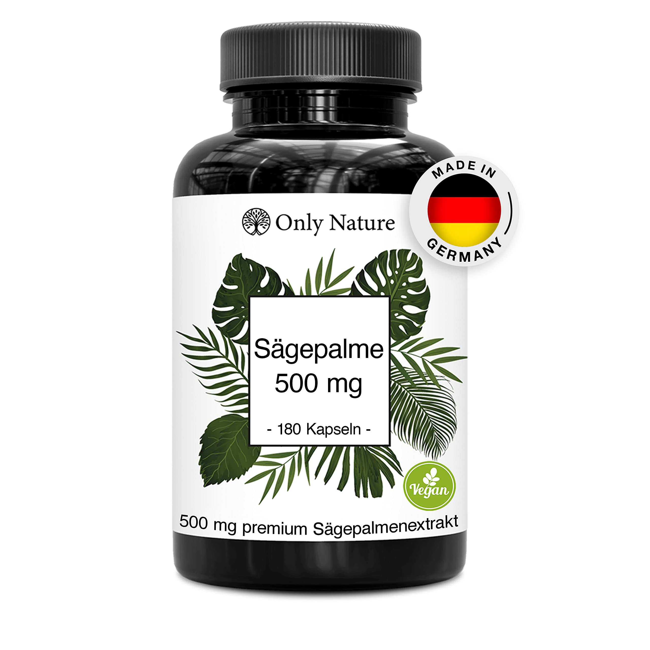 Sägepalmenextrakt 500 mg - 180 Prosta Kapseln