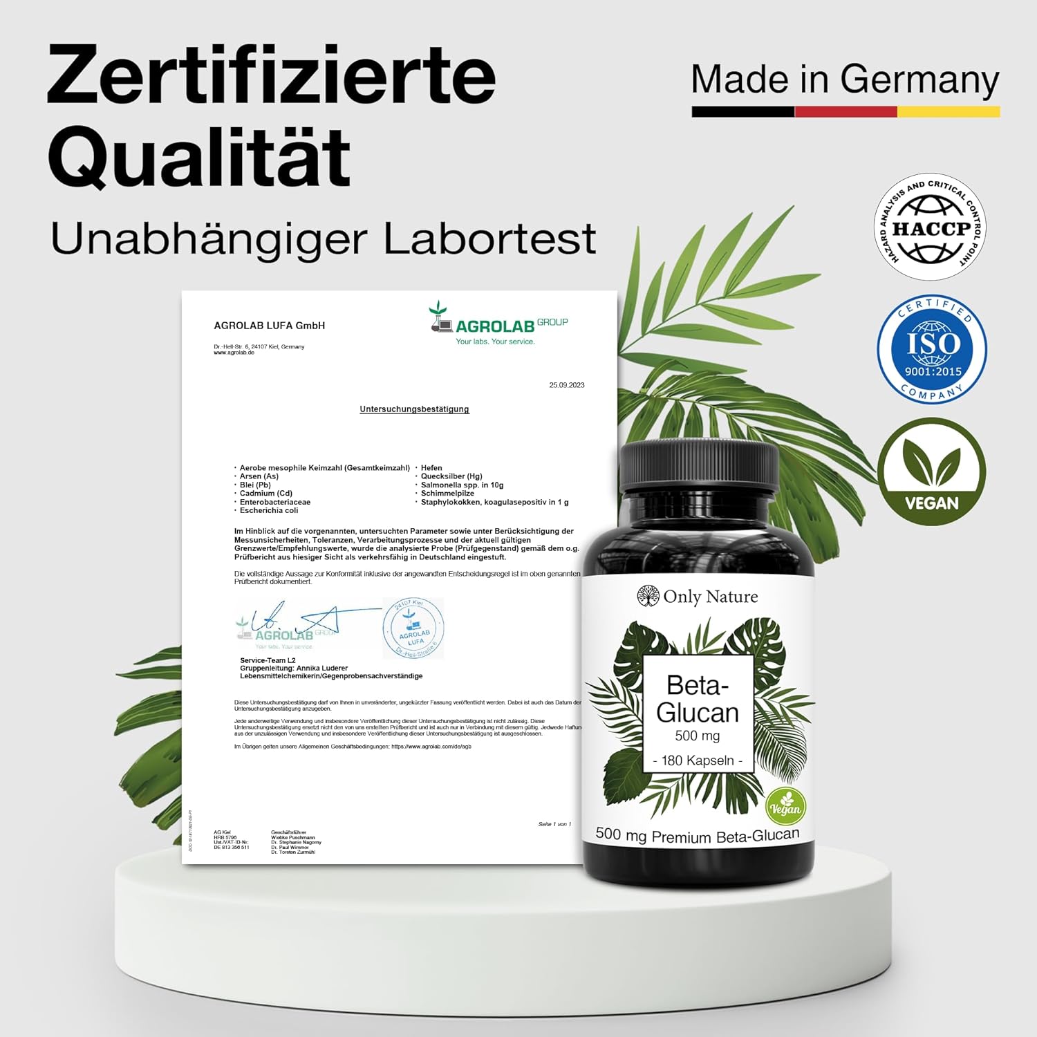 Beta Glucan 500mg - 140 Kapseln