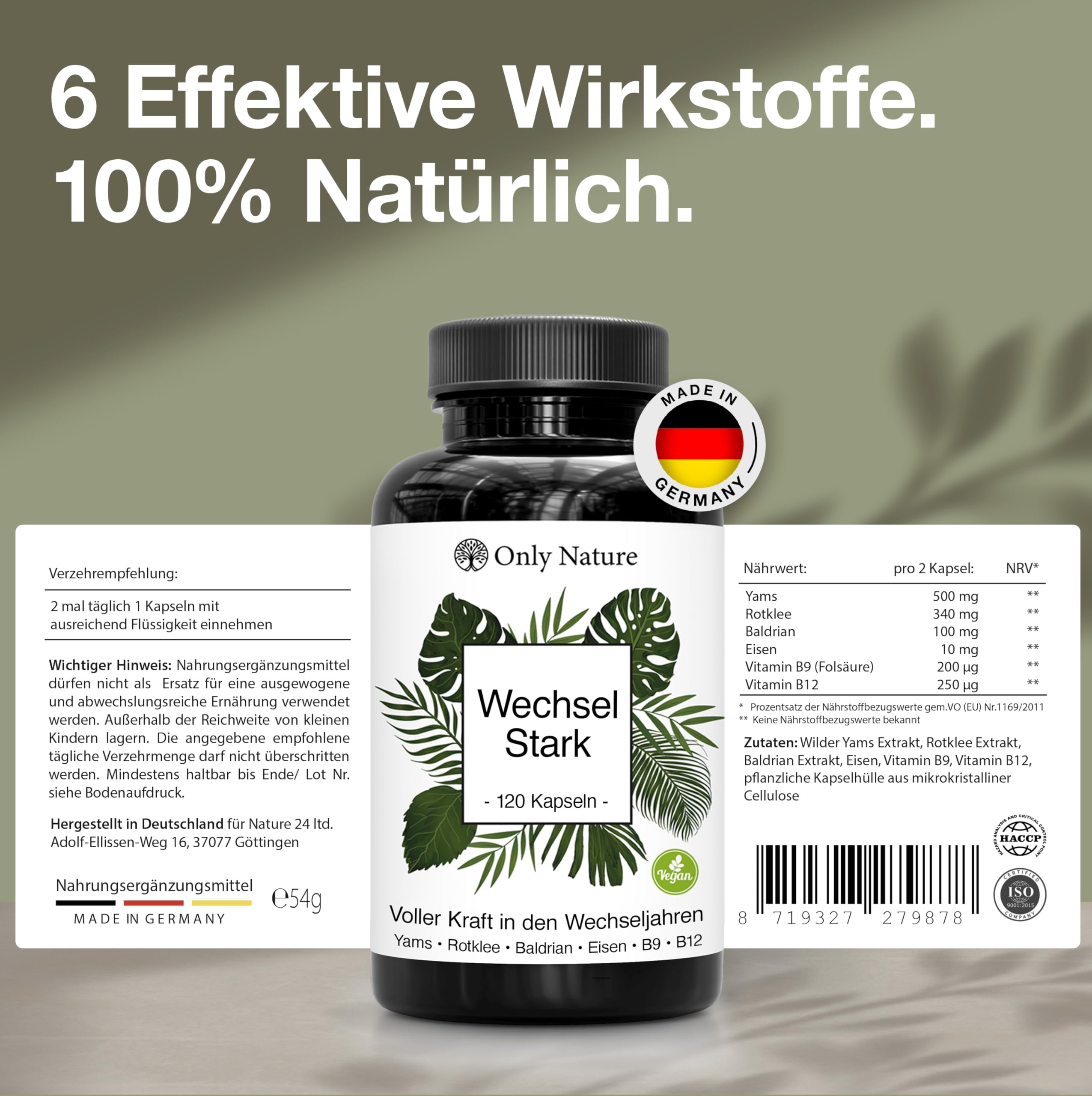 Wechseljahre Kapseln - 120 Stück