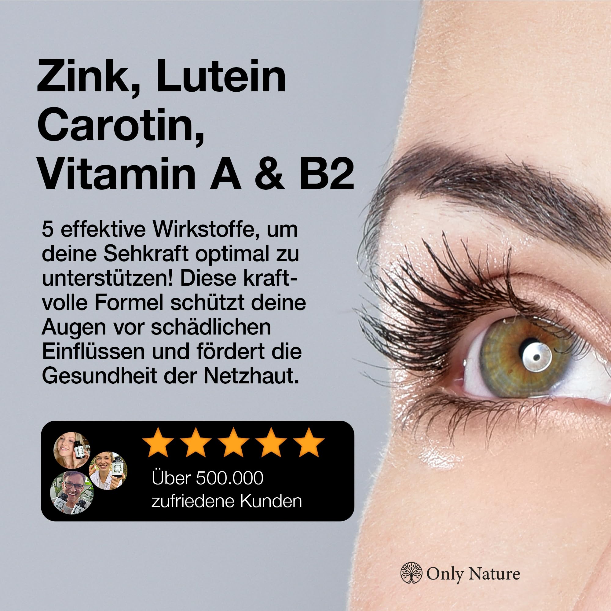 NEU: Augenvitamine - 130 Lutein Zeaxanthin Kapseln