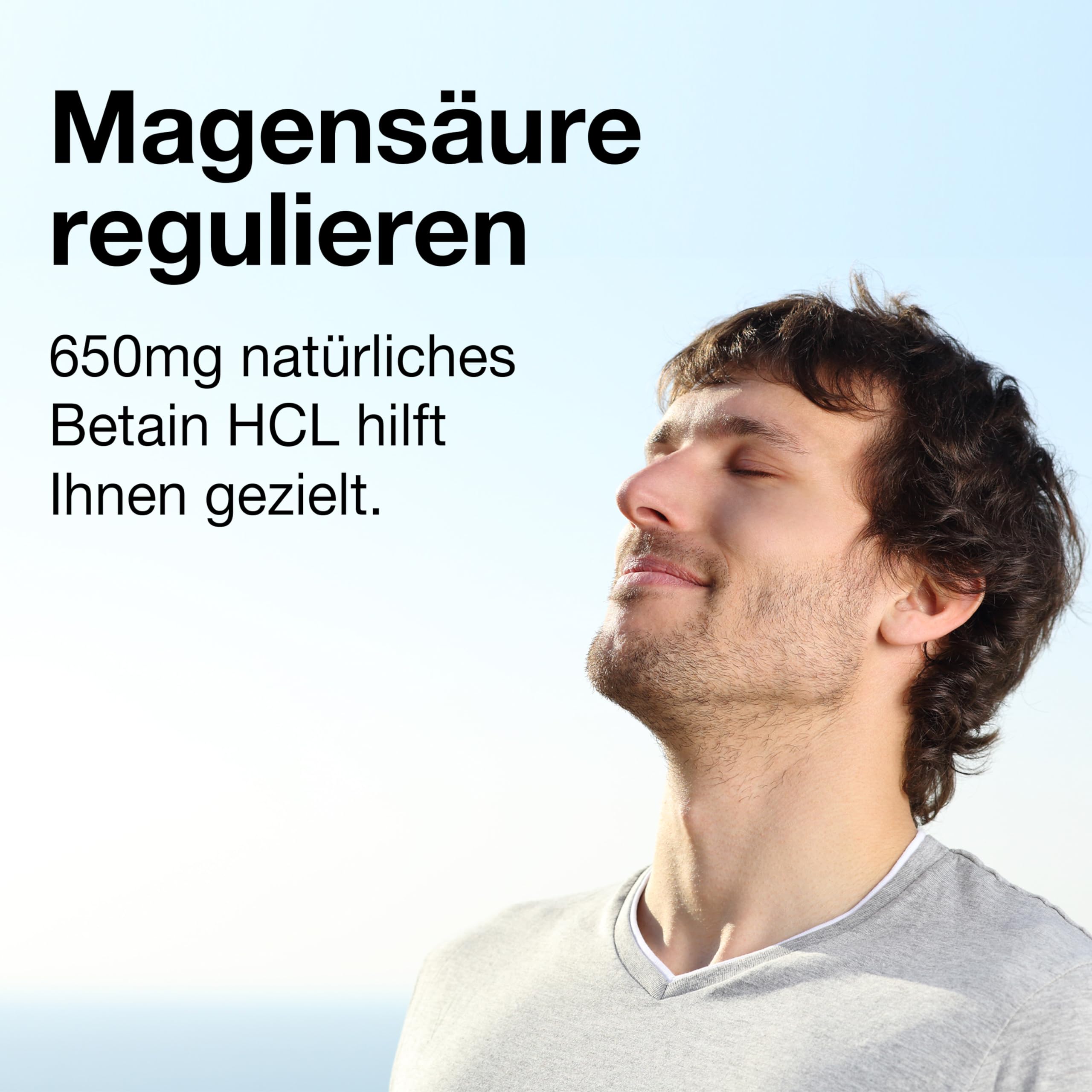 Betain HCL 650 mg - 365 Kapseln