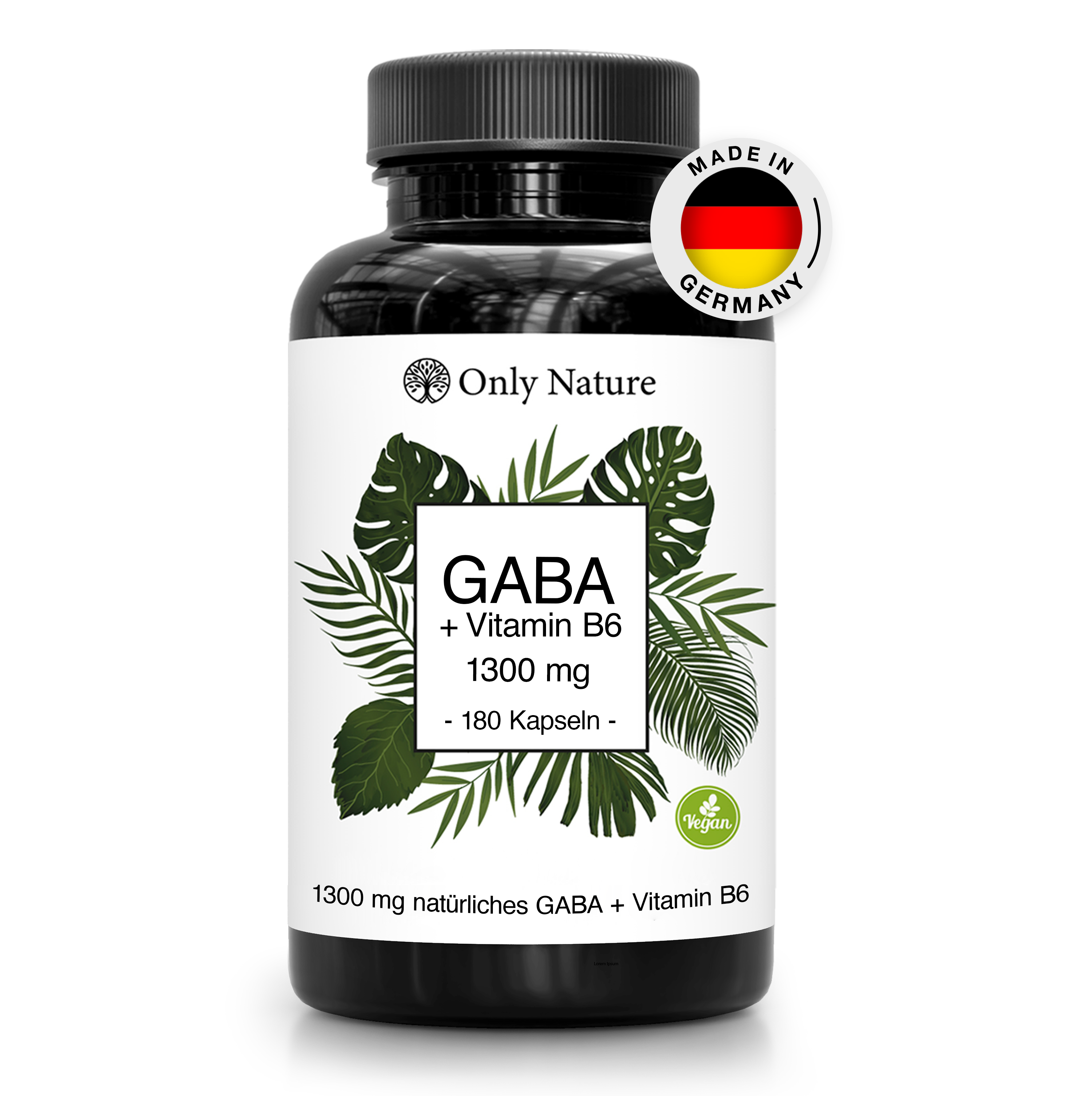 GABA Kapseln hochdosiert – 180 Kapseln