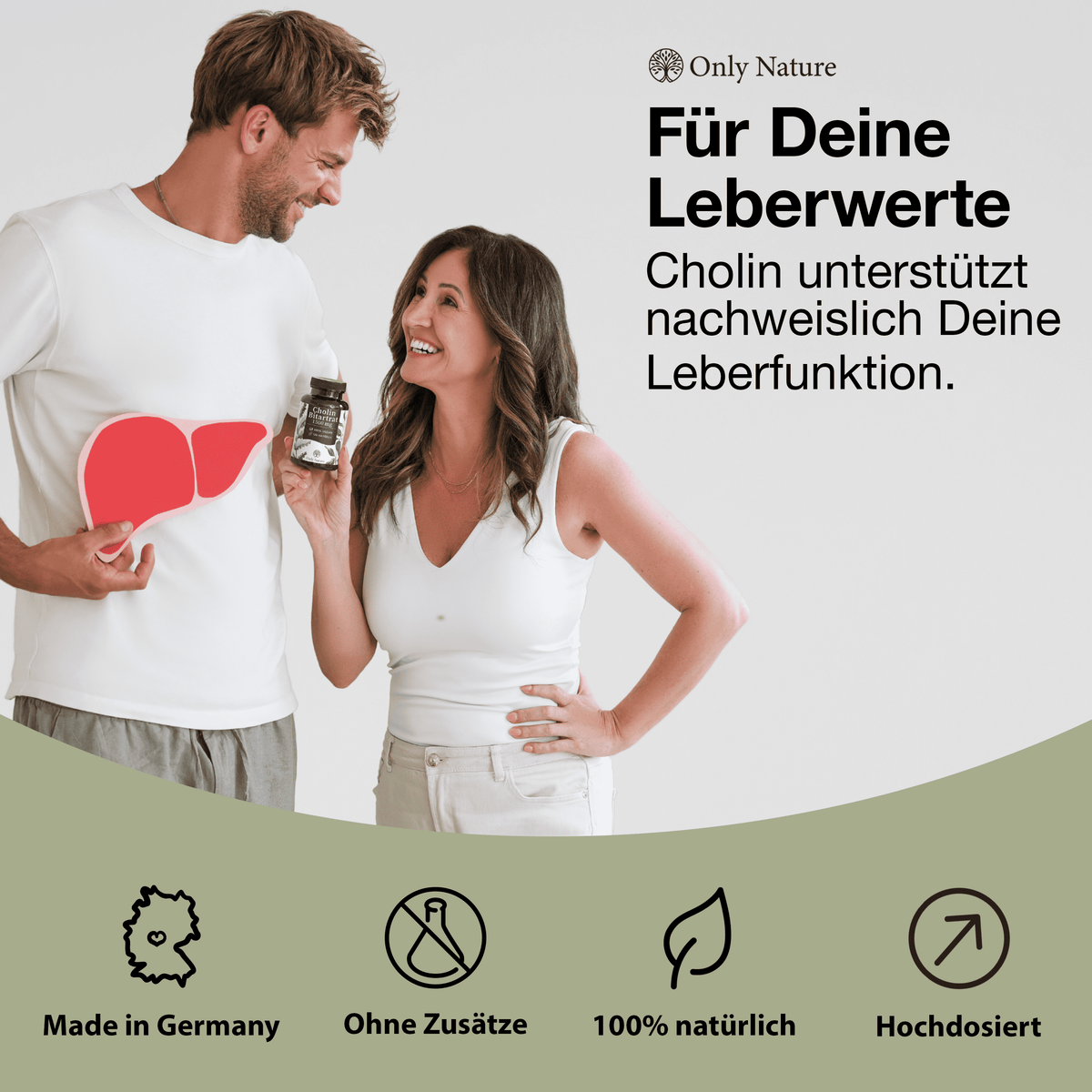 Cholin hochdosiert 700 mg - 120 Leber Kapseln
