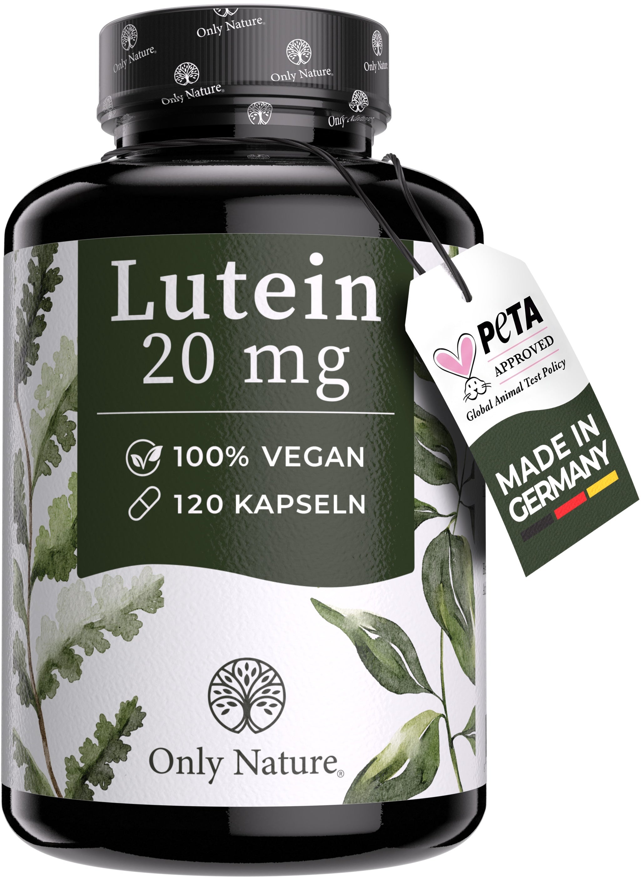 Lutein 20mg (mit 4 mg Zeaxanthin) - 120 Kapseln