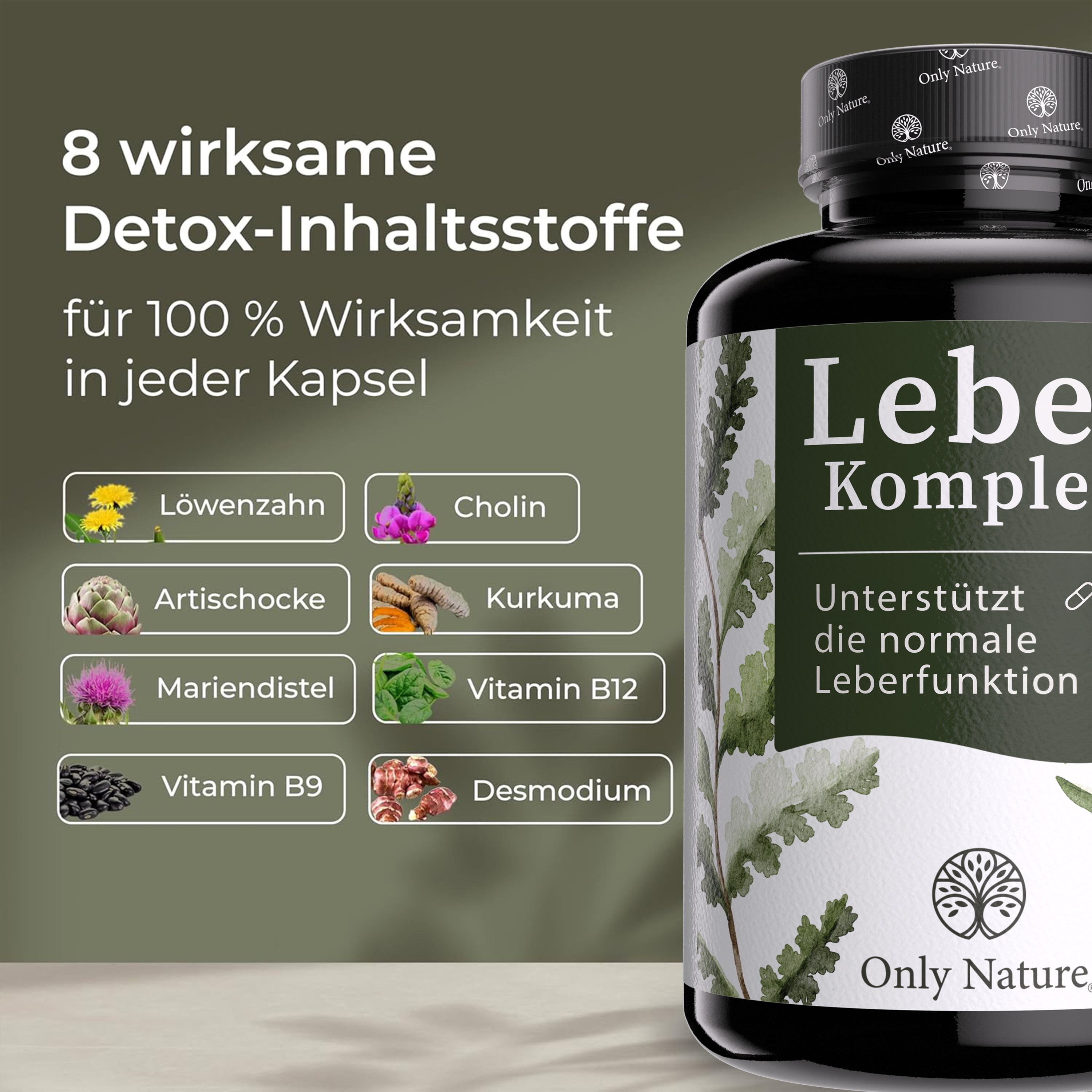Leber Kapseln Hochdosiert - 120 Kapsel
