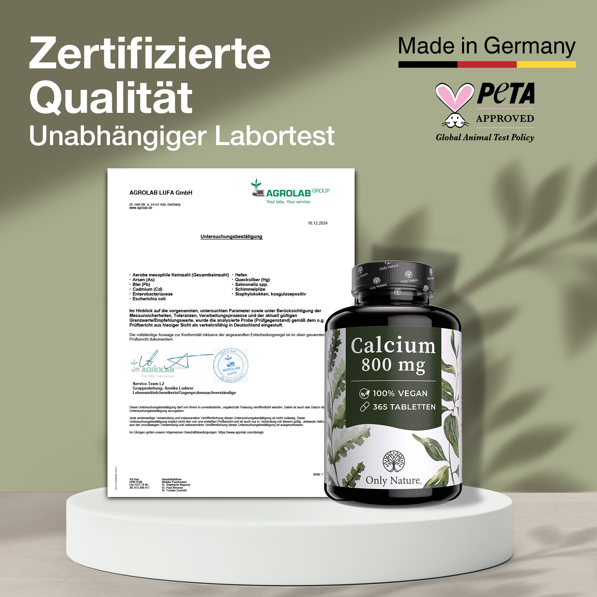 Calcium Tabletten - 365 Stück